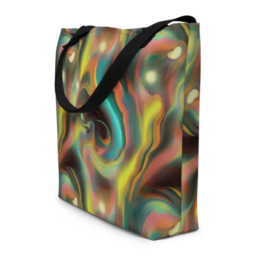 Soulfire Embrace on a Large Tote Bag W/ Pocket