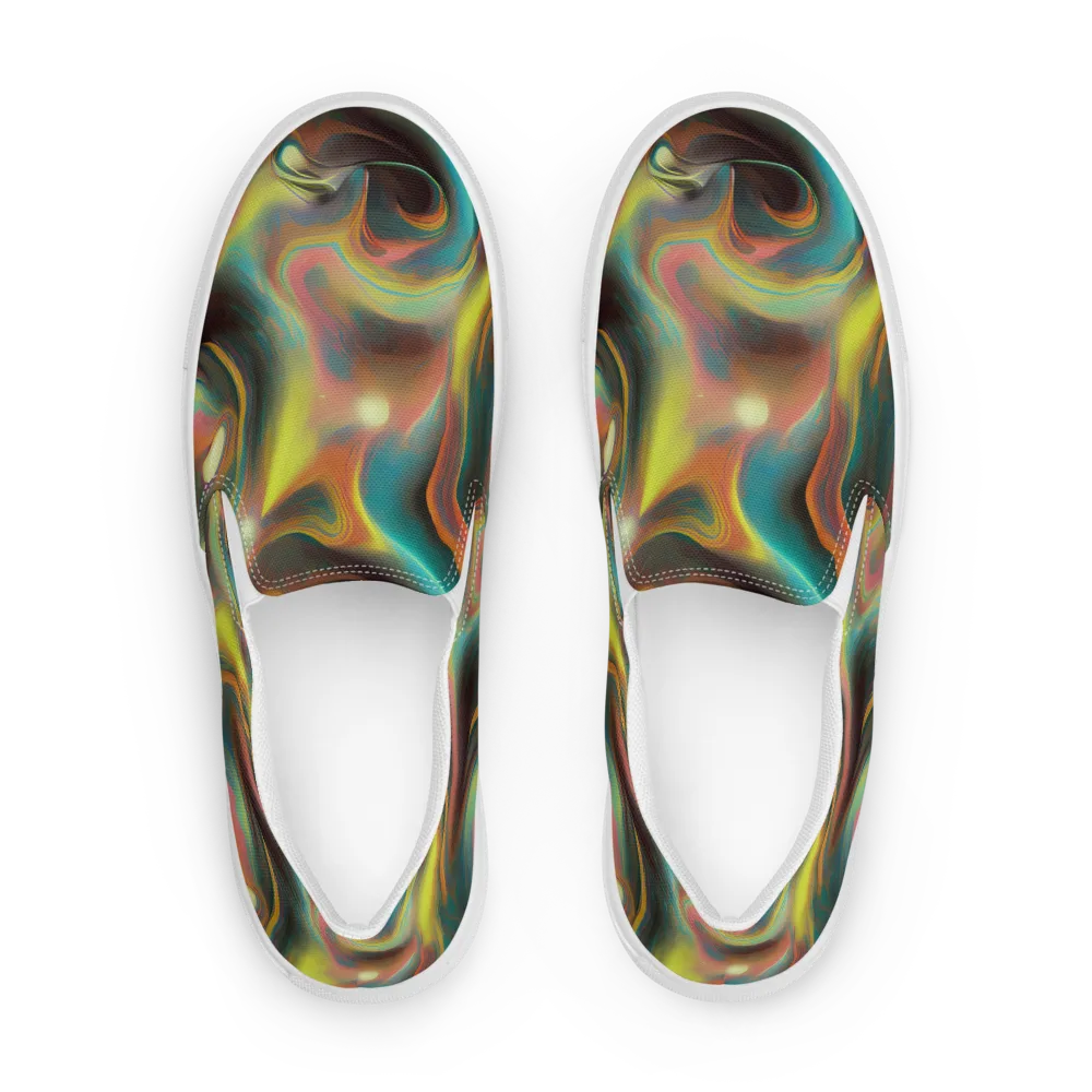 Soulfire Embrace on Women's Slip-On Canvas Shoes — Front