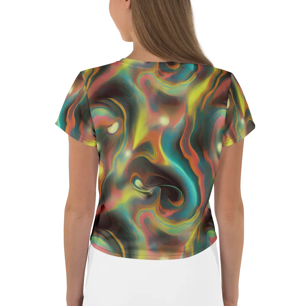 Soulfire Embrace on Crop Tee — Back