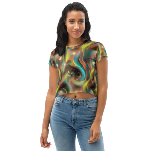 Soulfire Embrace on a Crop Tee