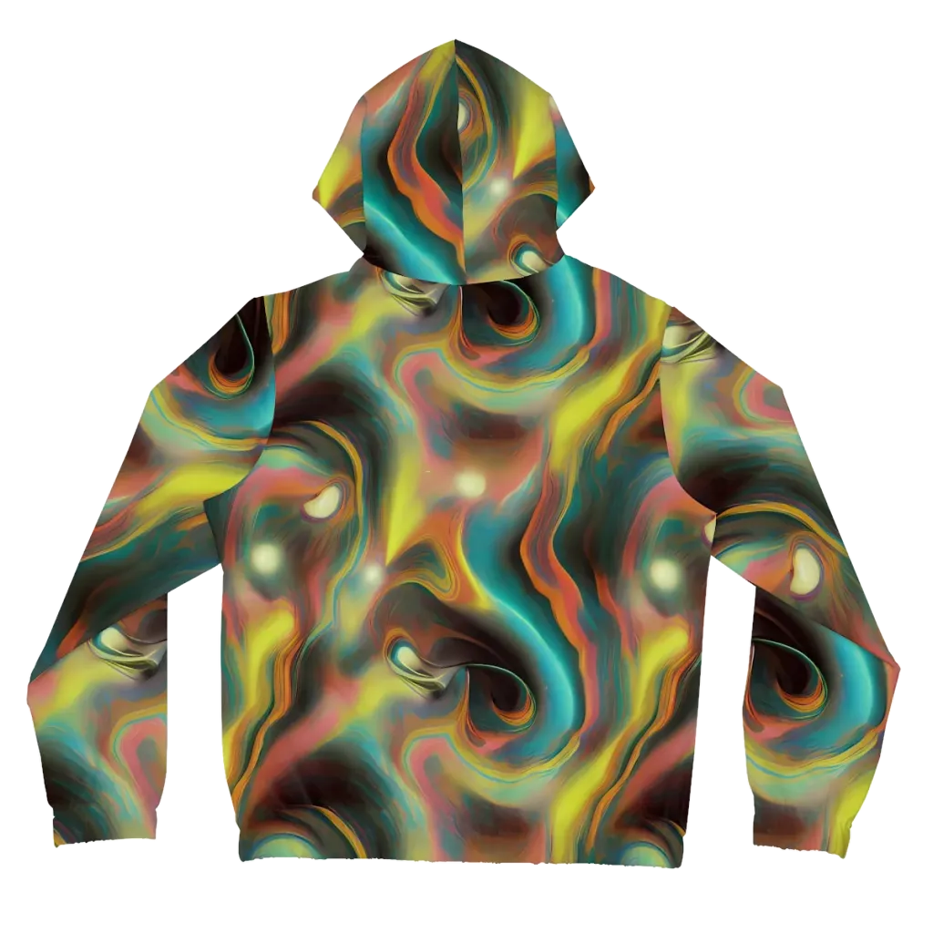 Soulfire Embrace on Women's Full-Zip Hoodie — Back