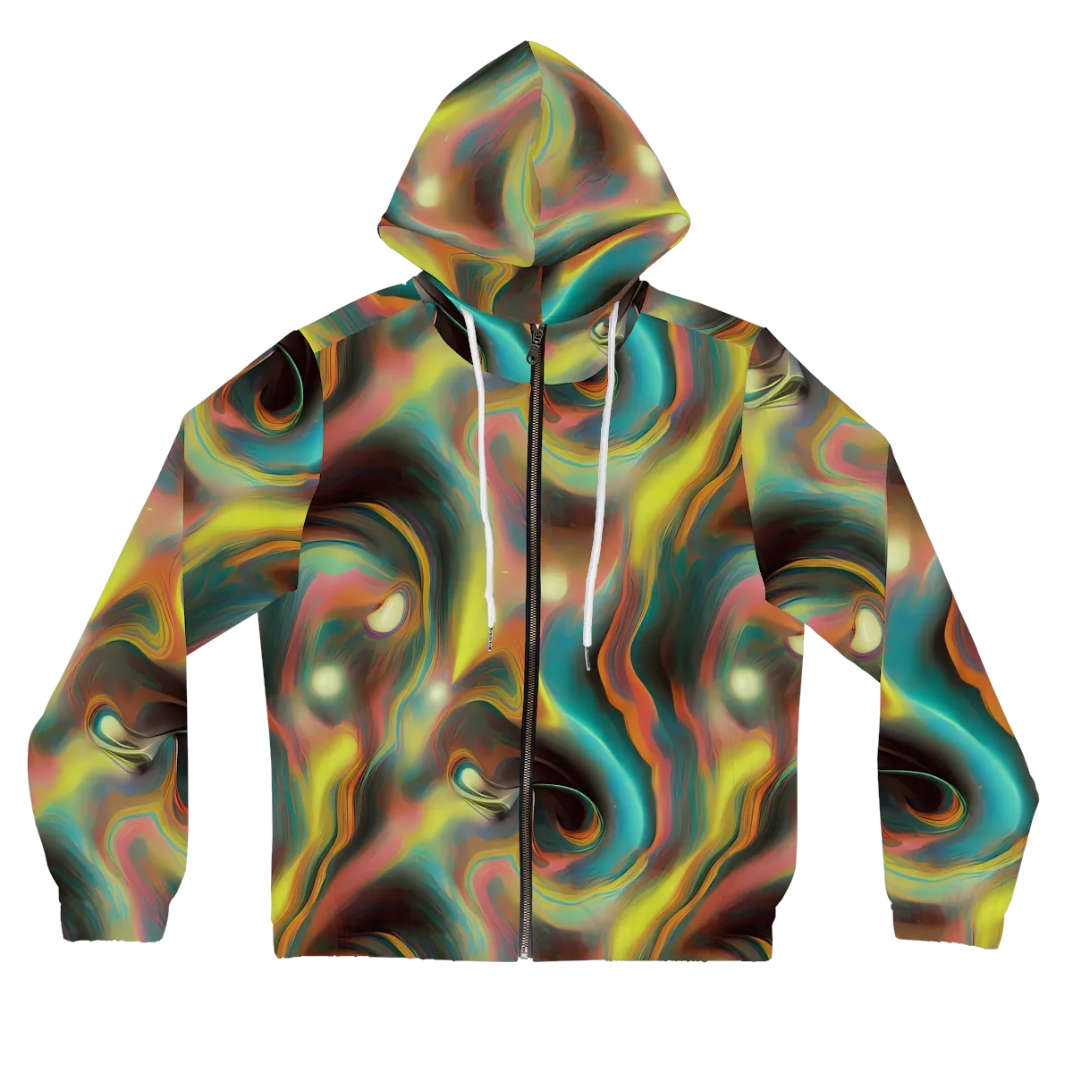 Soulfire Embrace on Women's Full-Zip Hoodie — Front