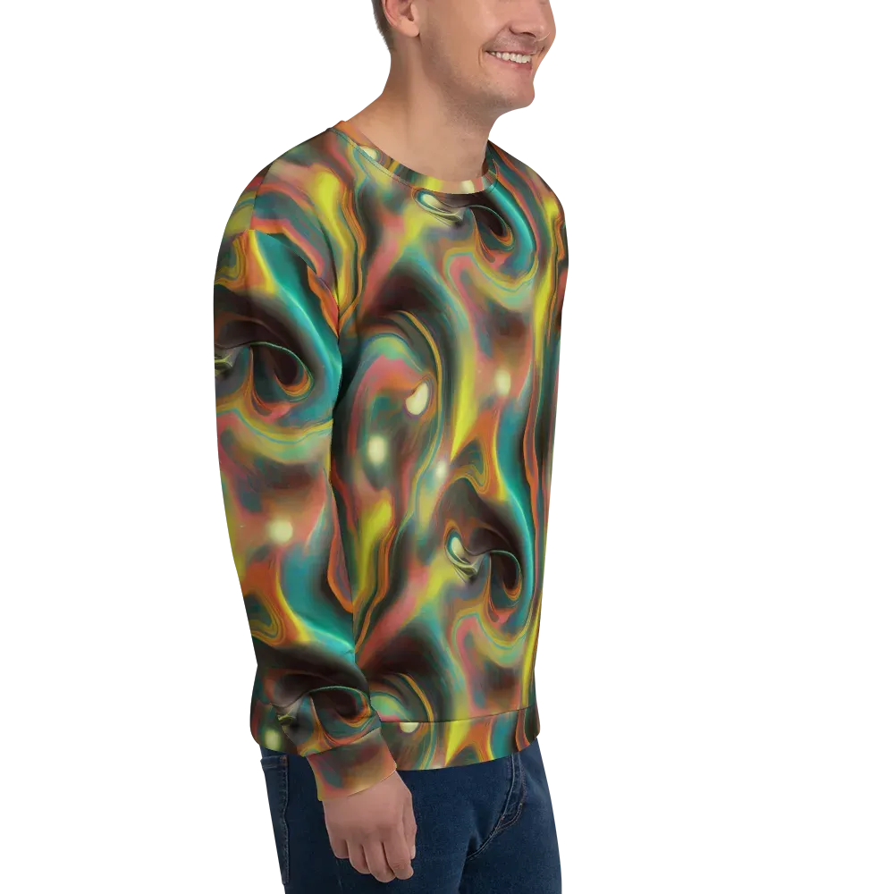 Soulfire Embrace on Sweatshirt — Right Front