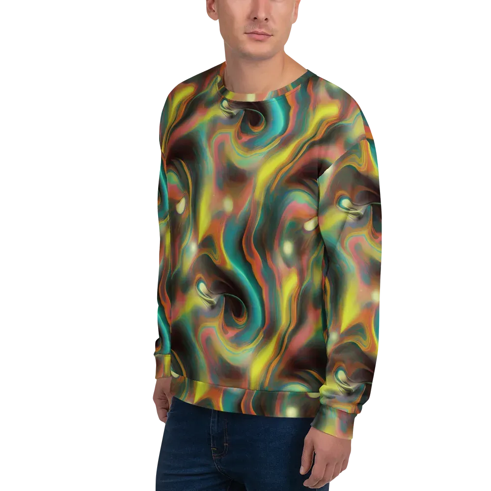 Soulfire Embrace on Sweatshirt — Left Front
