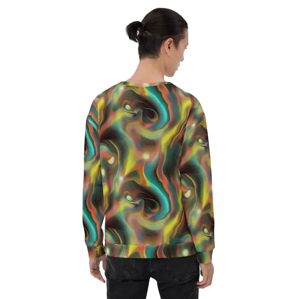 Soulfire Embrace on Sweatshirt — Back