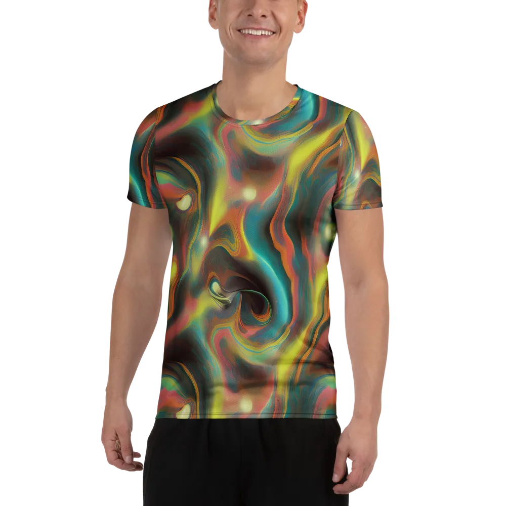 Soulfire Embrace on Men's Athletic T-Shirt — Front