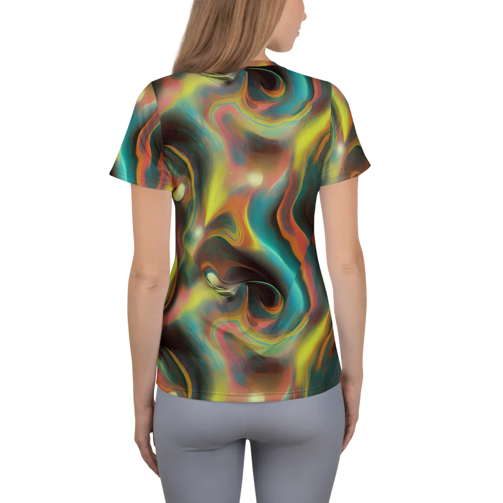 Soulfire Embrace on Women's Athletic T-Shirt — Back