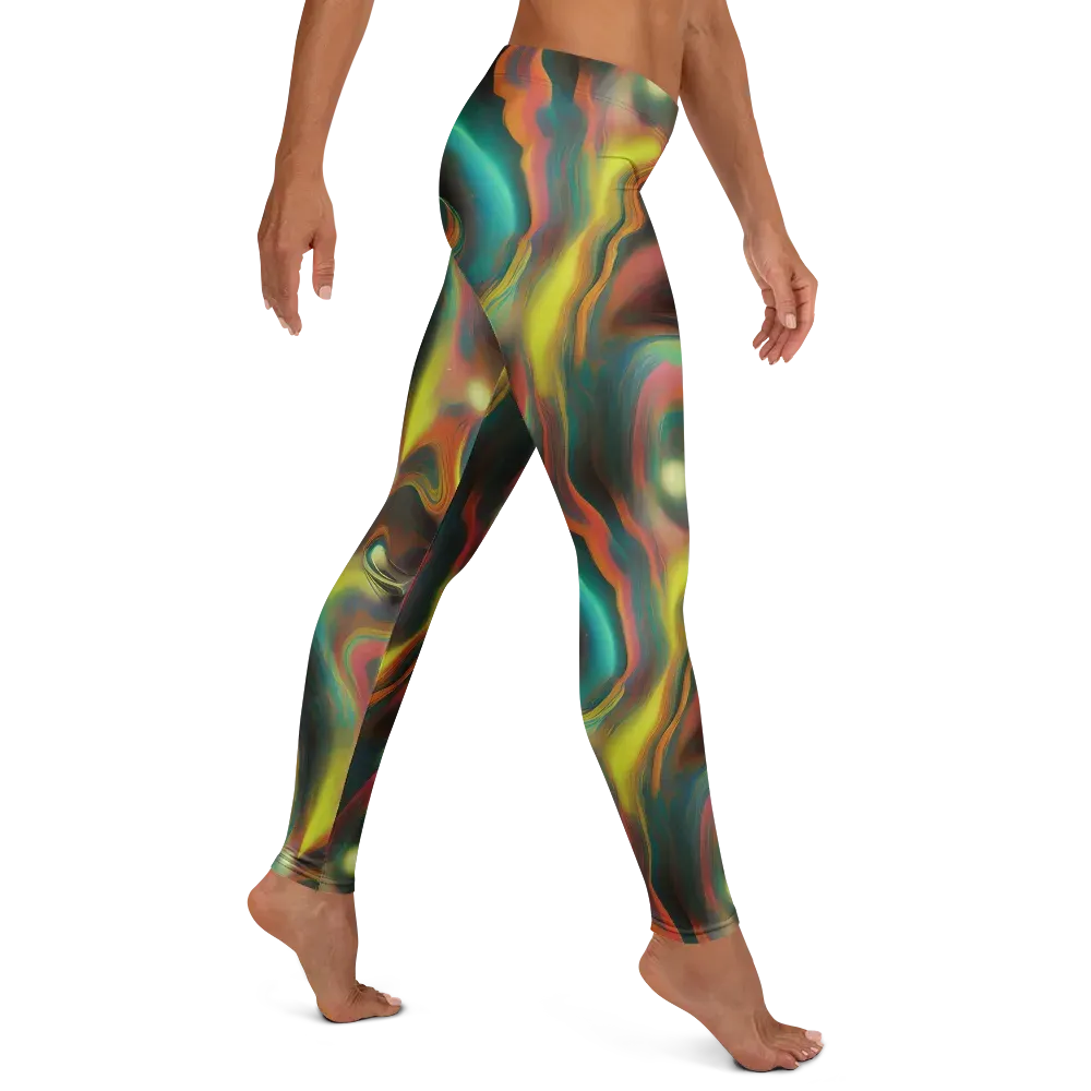 Soulfire Embrace on Leggings — Right