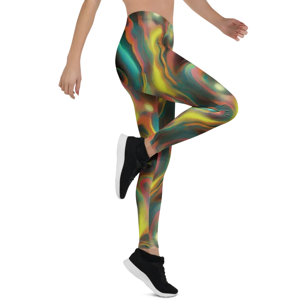 Soulfire Embrace on Leggings — Right