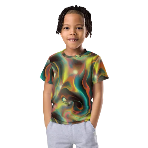 Soulfire Embrace on a Kids Crew Neck T-Shirt