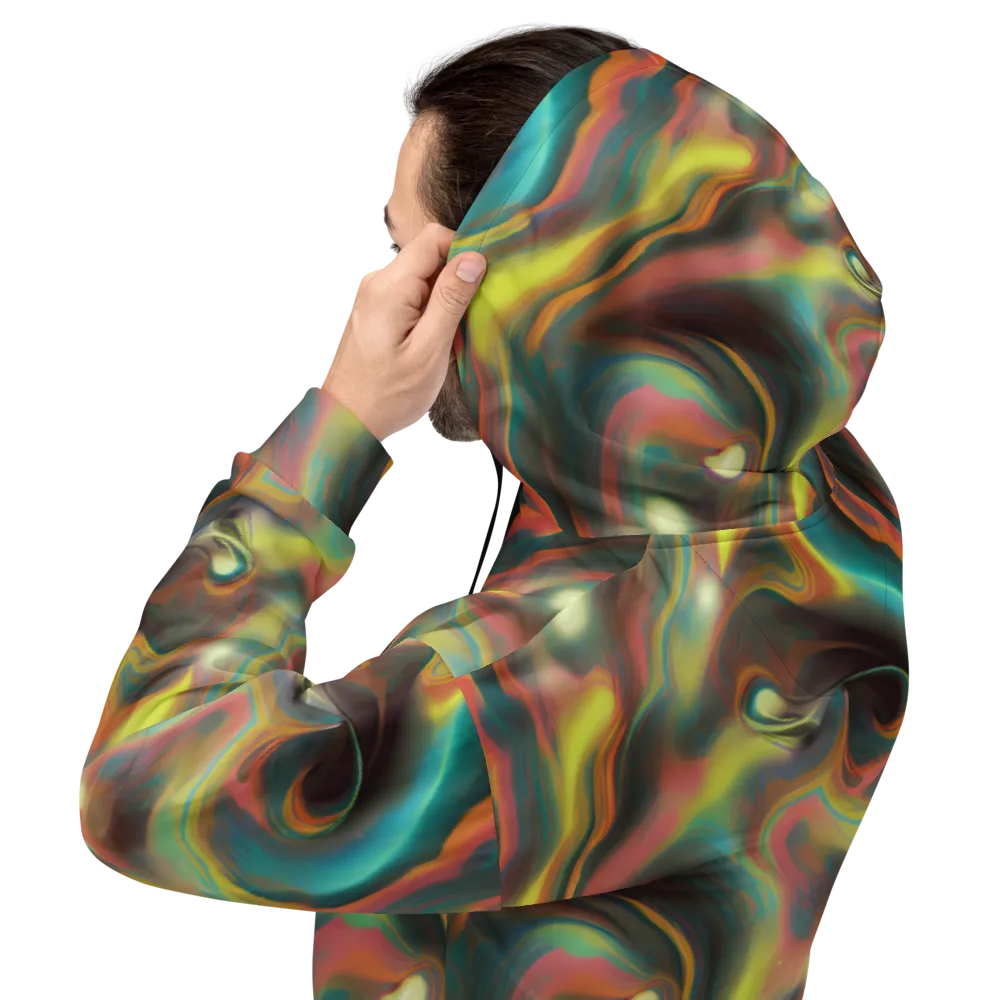 Soulfire Embrace on Hoodie — Back