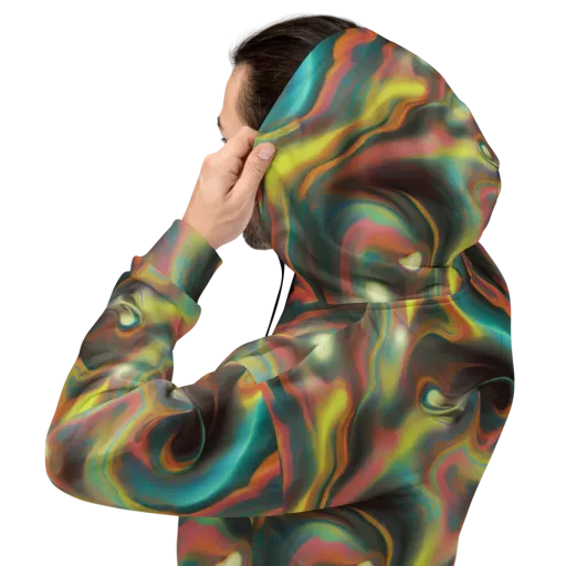 Soulfire Embrace on a Hoodie