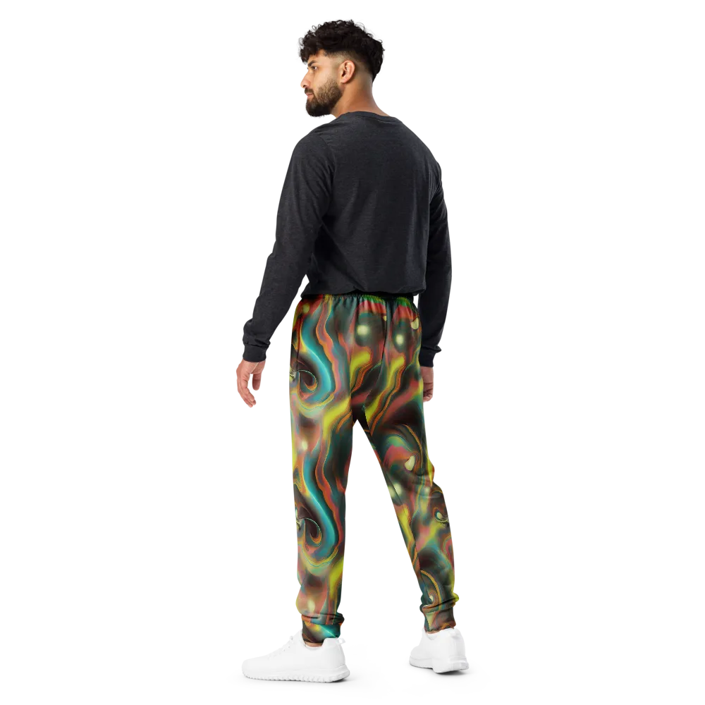 Soulfire Embrace on Men's Joggers — Back