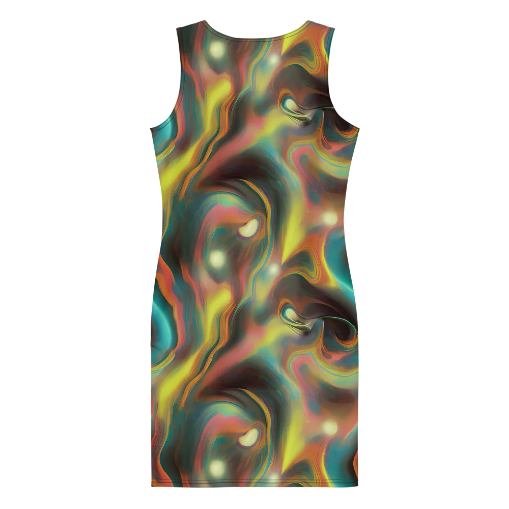 Soulfire Embrace on Bodycon Dress — Back