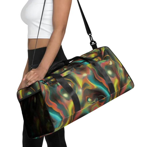 Soulfire Embrace on a Duffle Bag