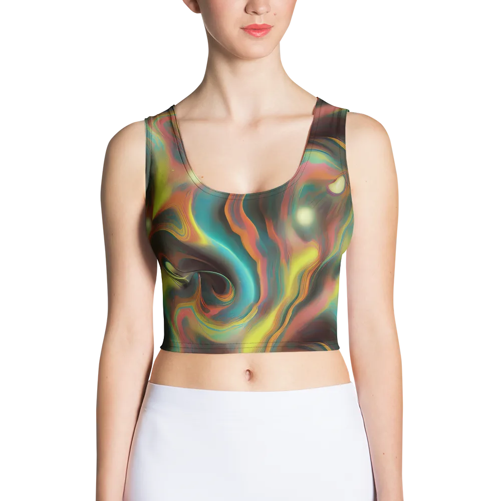 Soulfire Embrace on Crop Top — Front
