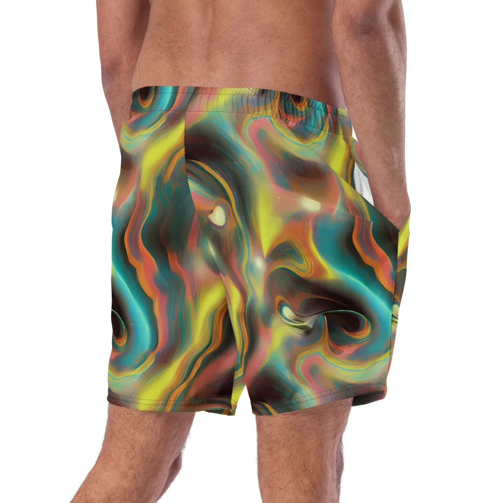 Soulfire Embrace on Swim Trunks — Right Back