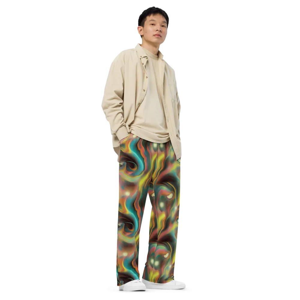 Soulfire Embrace on Wide-Leg Pants — Right Front