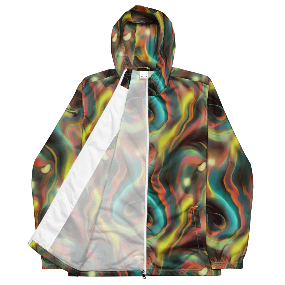 Soulfire Embrace on Men's Windbreaker — Front