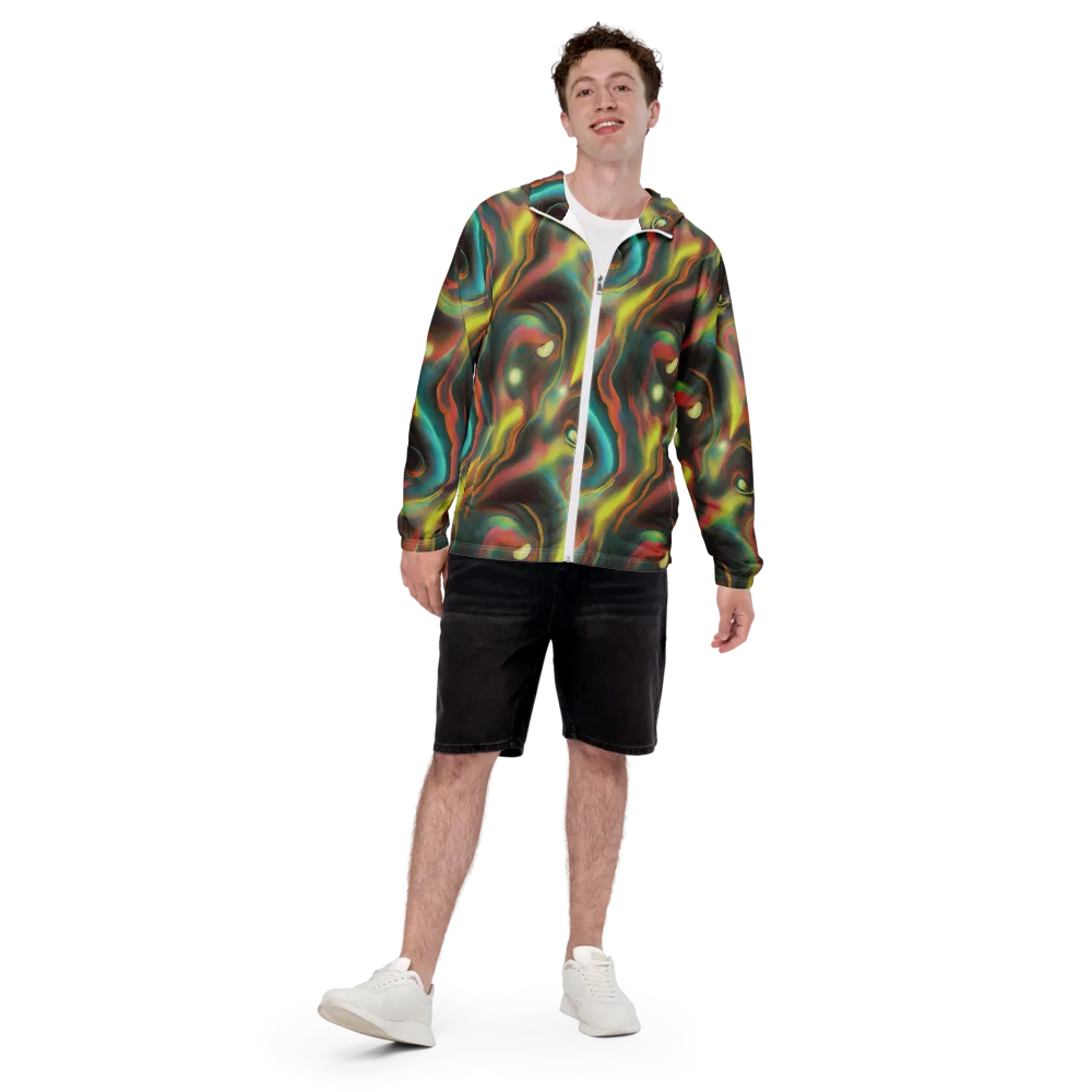 Soulfire Embrace on Men's Windbreaker — Front
