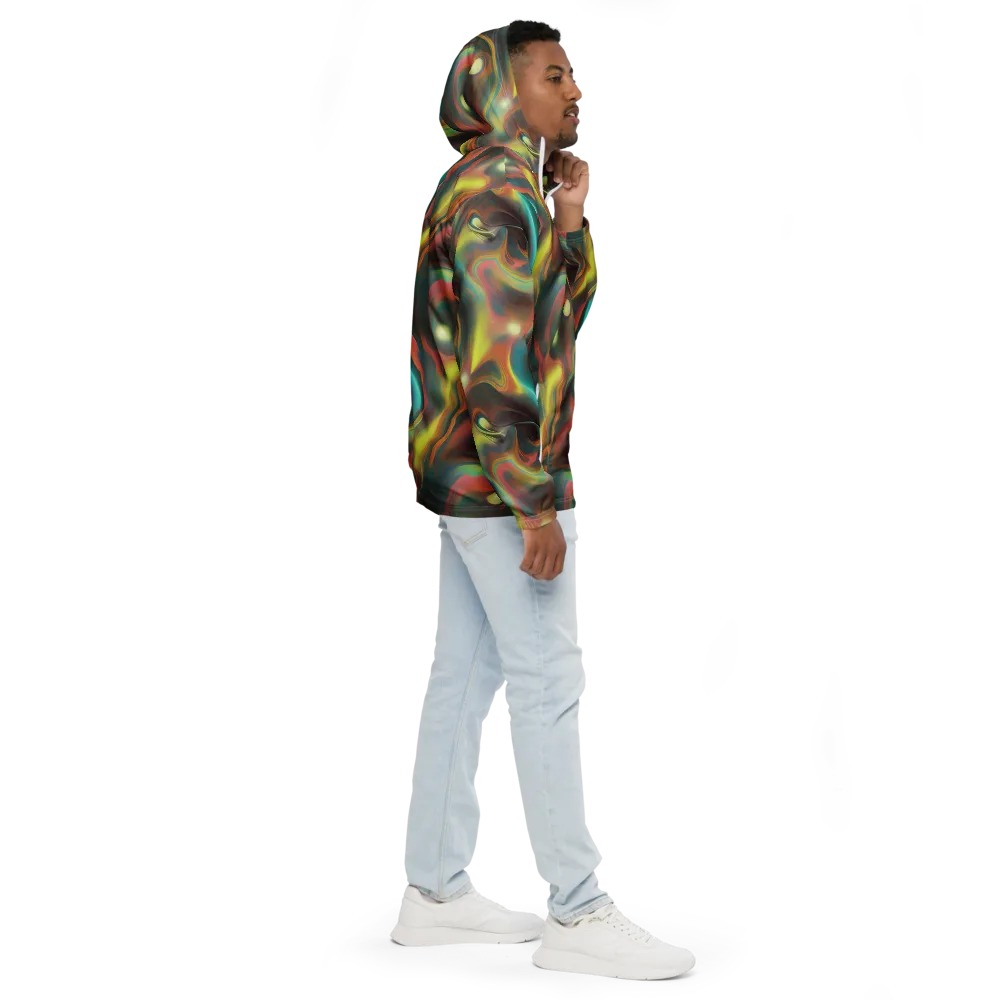 Soulfire Embrace on Men's Windbreaker — Right