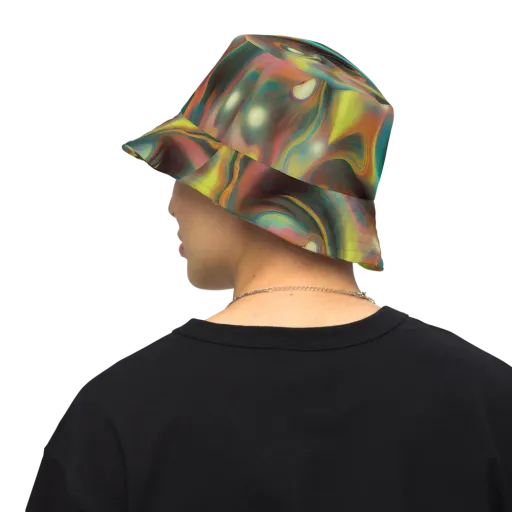 Soulfire Embrace on a Reversible Bucket Hat