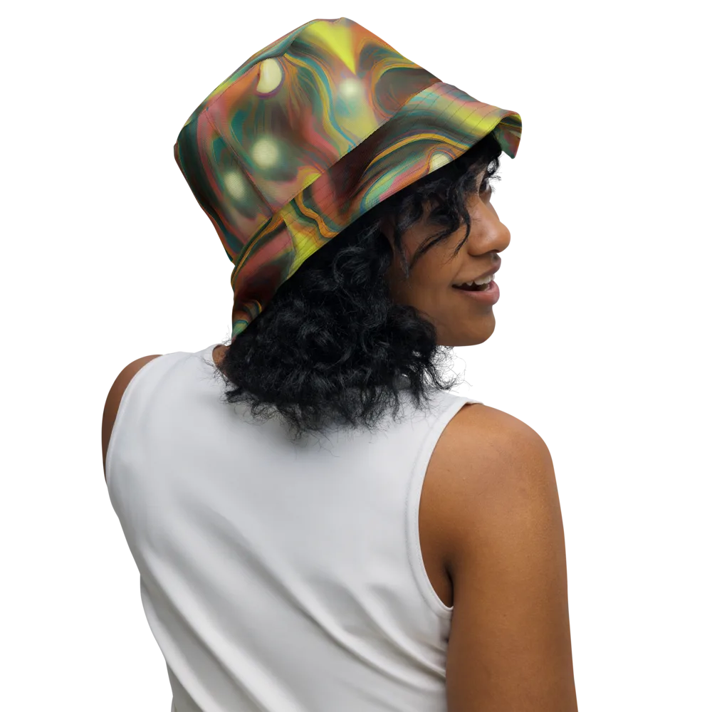 Soulfire Embrace on Reversible Bucket Hat — Right Outside