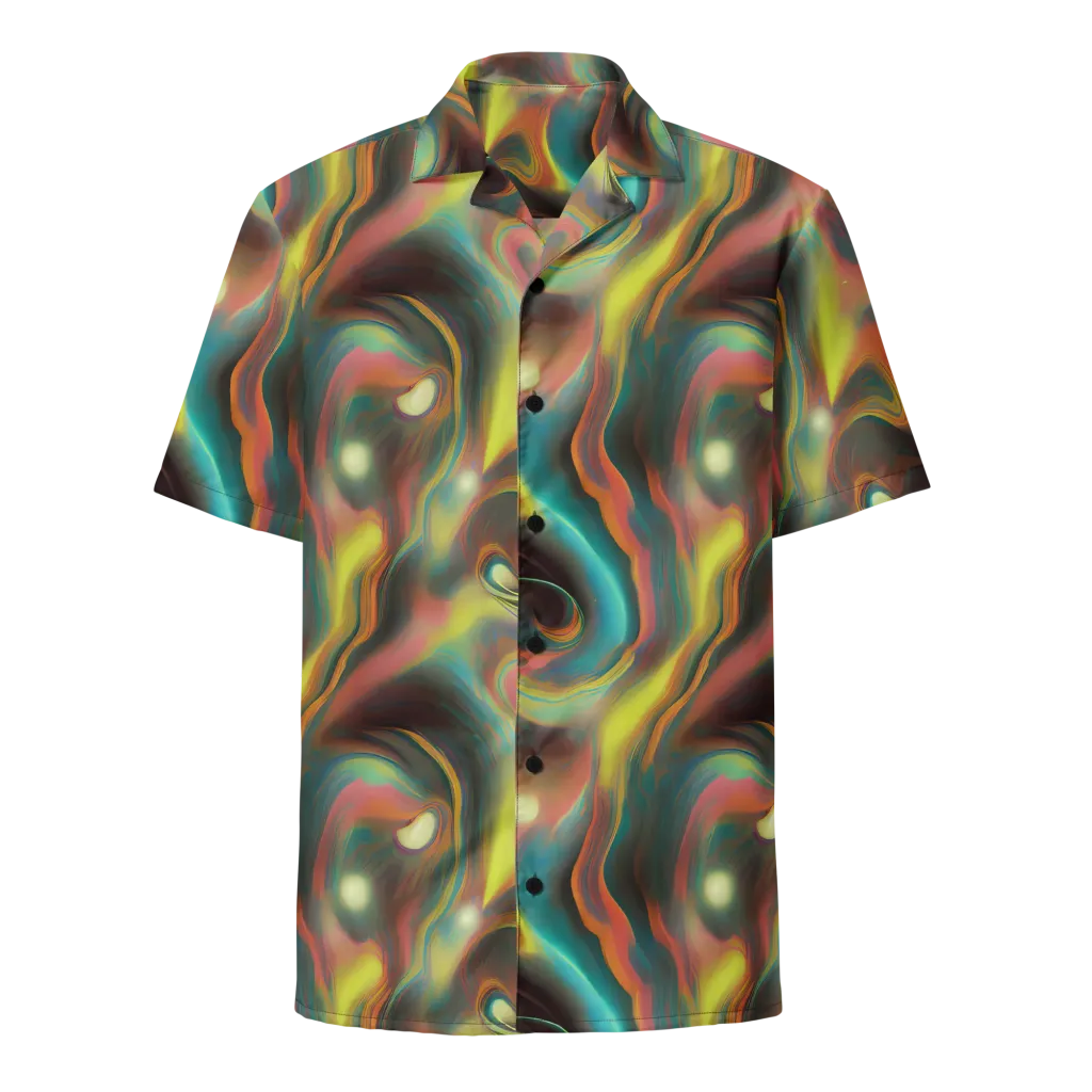 Soulfire Embrace on Button Shirt — Front