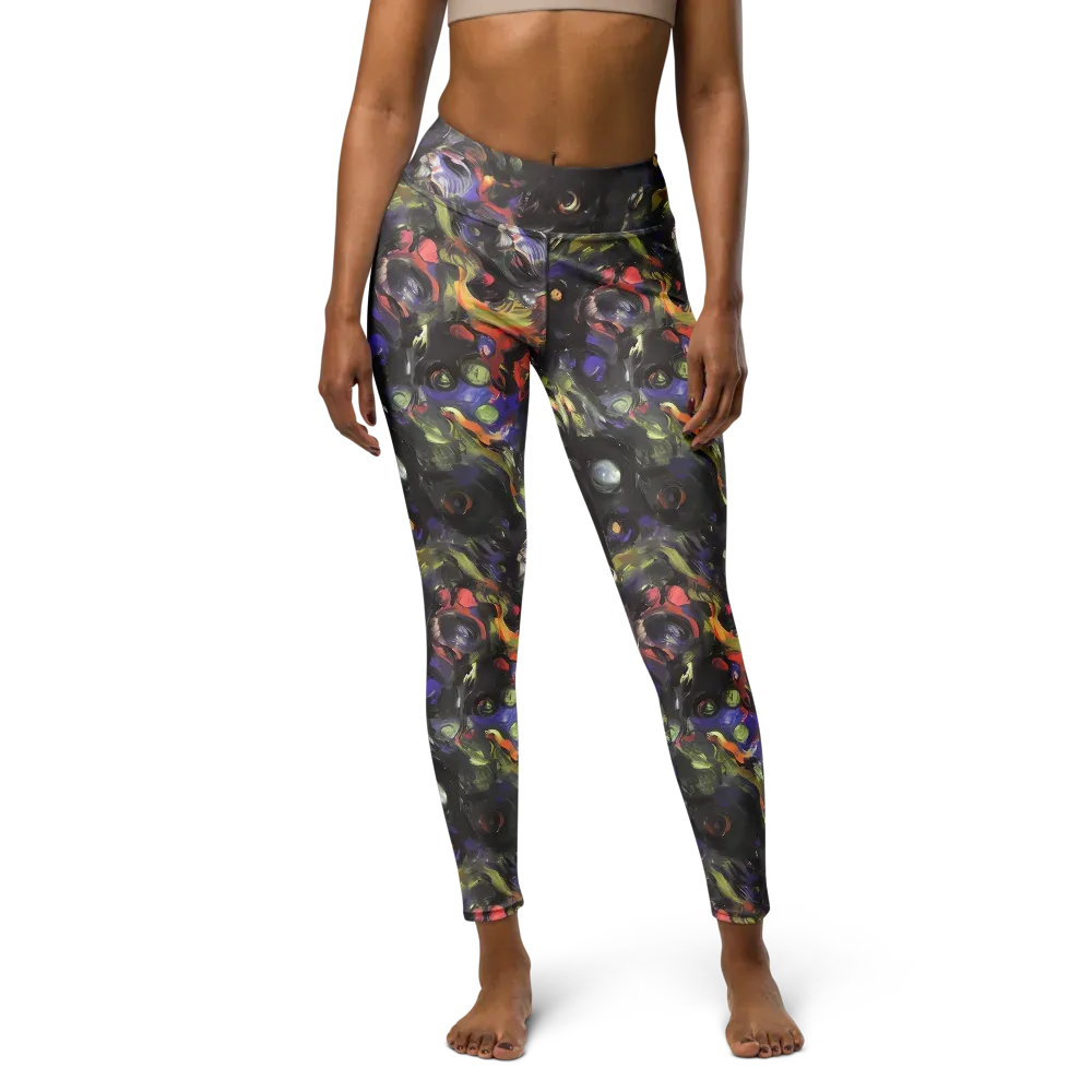 Fires of the Void on Yoga Leggings — Front