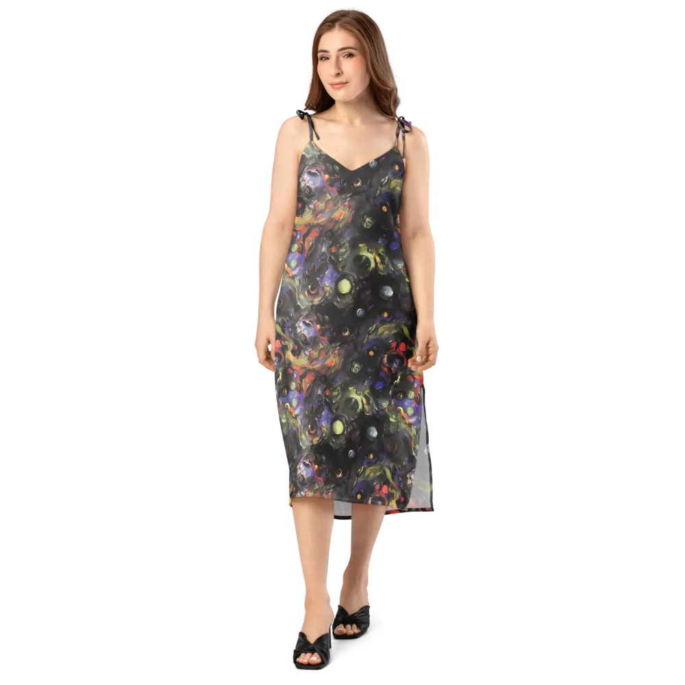 Fires of the Void on Slip Dress — Front