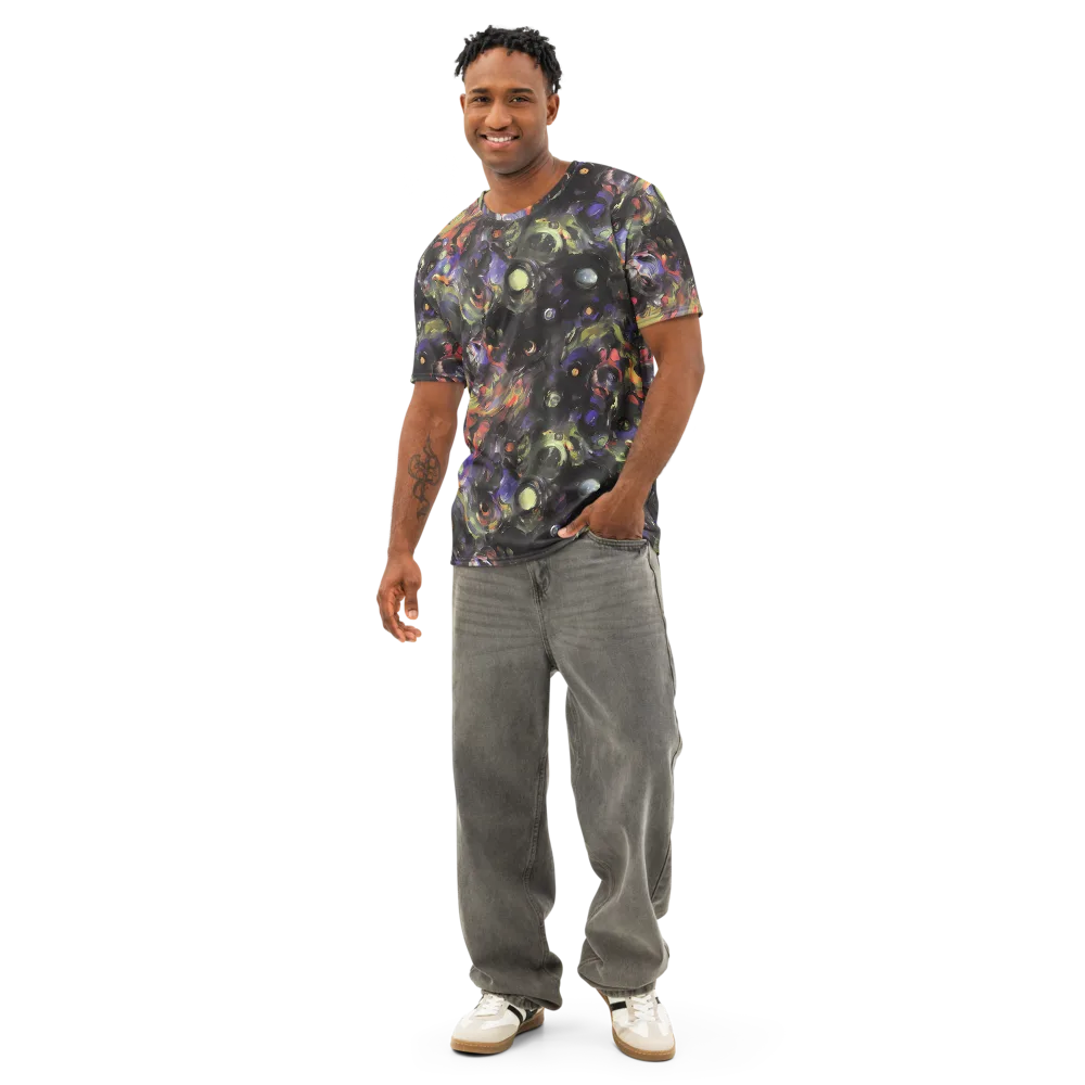 Fires of the Void on Men's Cotton Crew Neck T-Shirt — Front