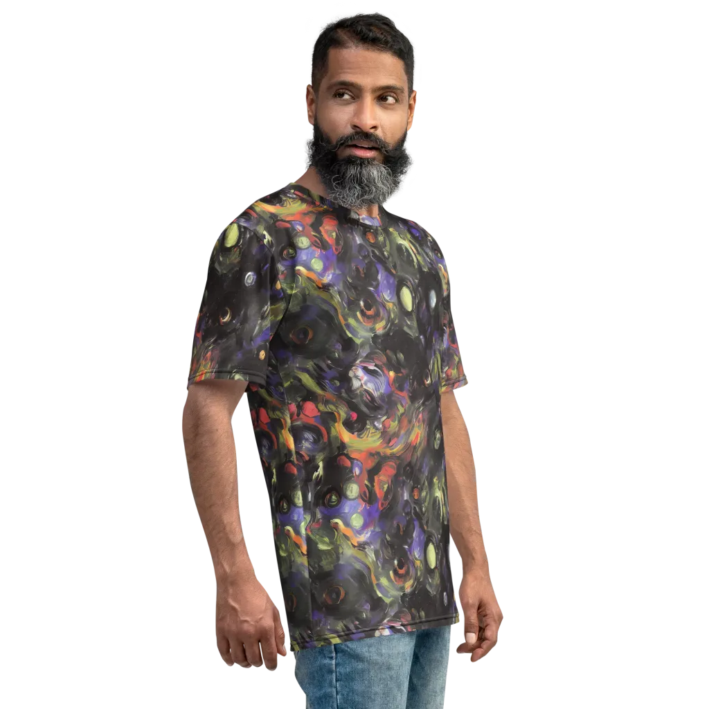 Fires of the Void on Men's Crew Neck T-Shirt — Right