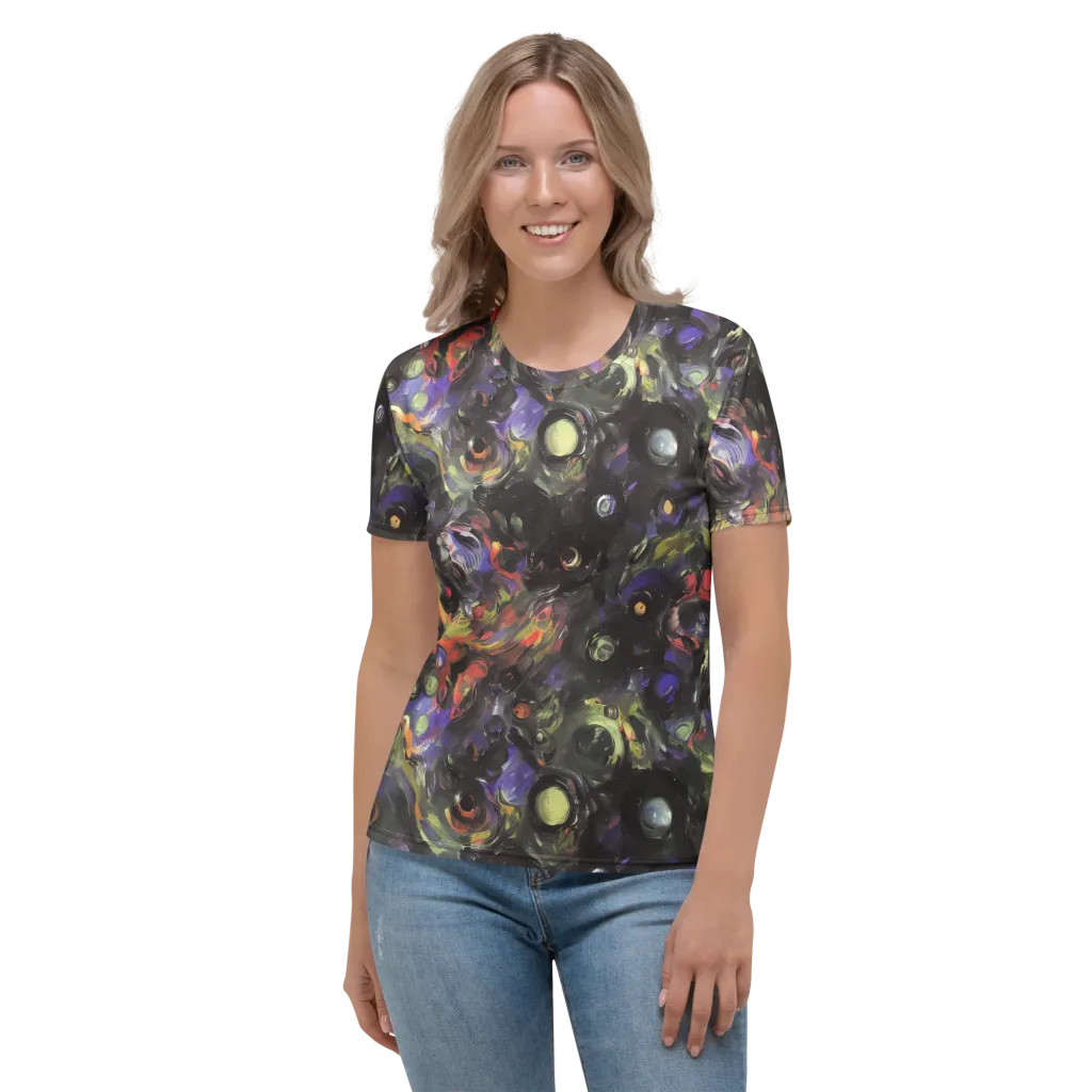 Fires of the Void on Women's Crew Neck T-Shirt — Front