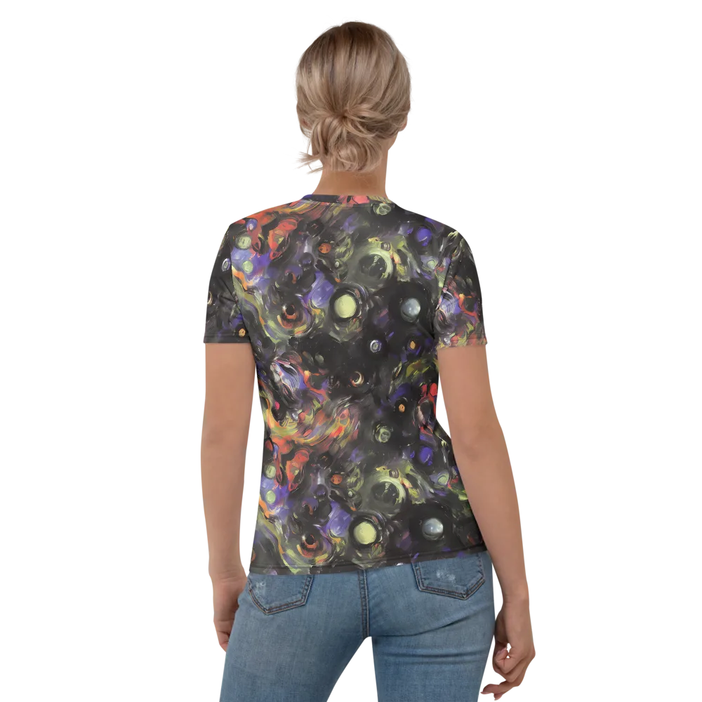 Fires of the Void on Women's Crew Neck T-Shirt — Back