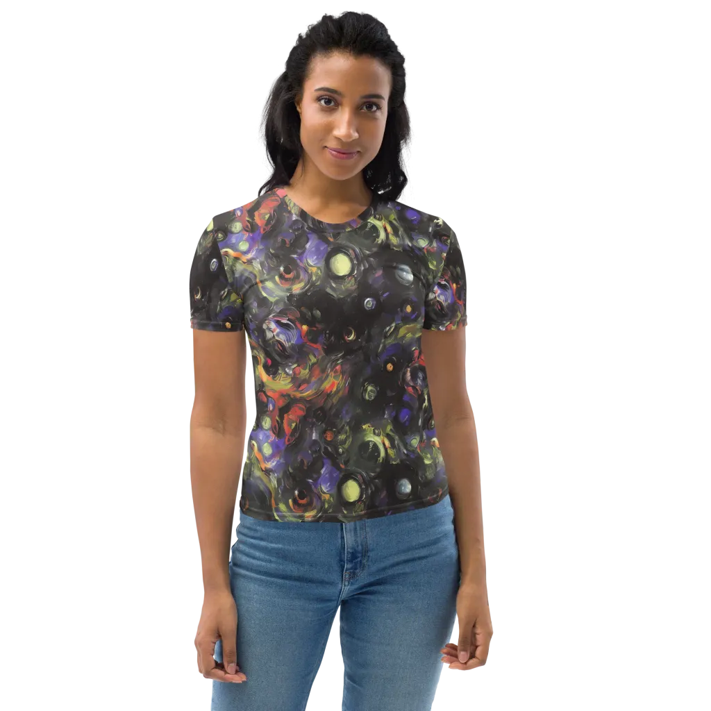 Fires of the Void on Women's Crew Neck T-Shirt — Front