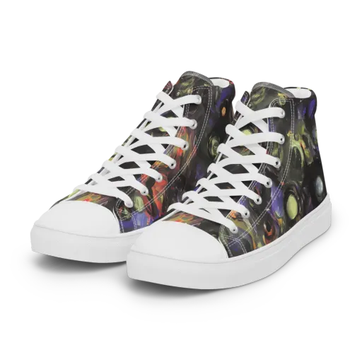 Fires of the Void on a Women's High Top Canvas Shoes