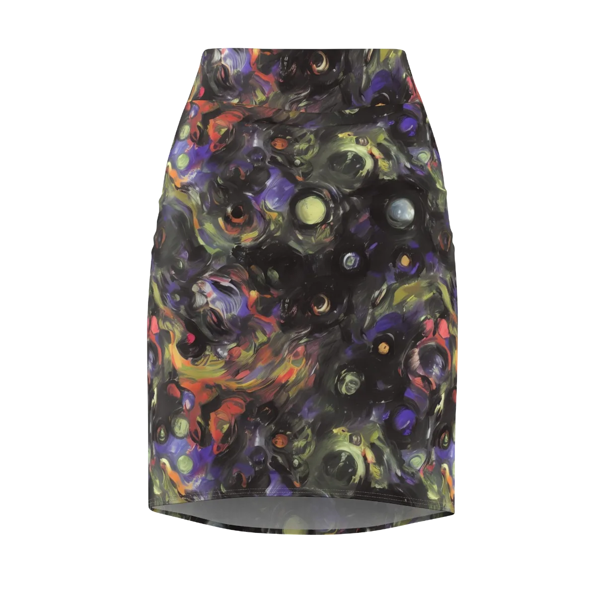 Fires of the Void on Pencil Skirt — Front