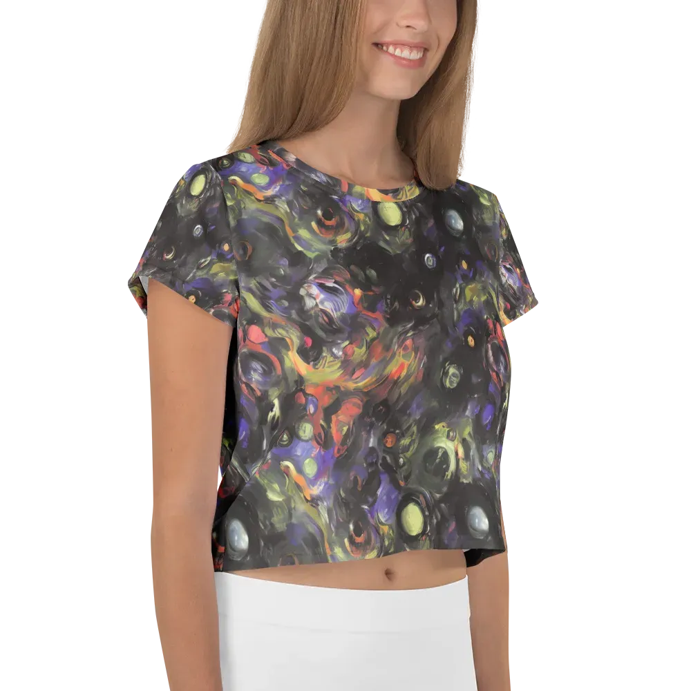 Fires of the Void on Crop Tee — Right