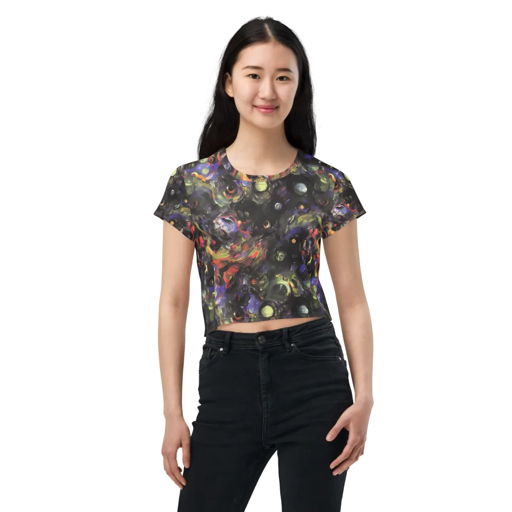 Fires of the Void on Crop Tee — Front