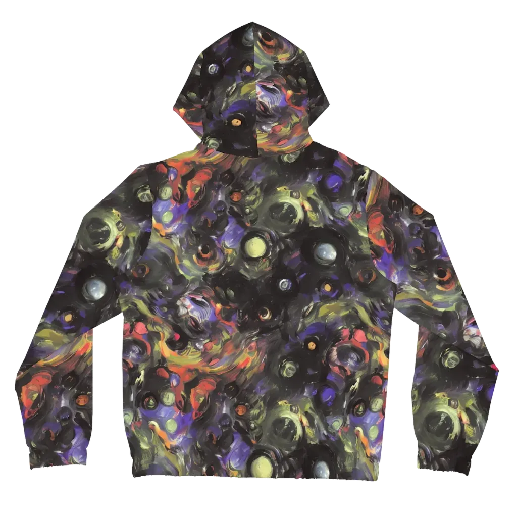 Fires of the Void on Women's Full-Zip Hoodie — Back