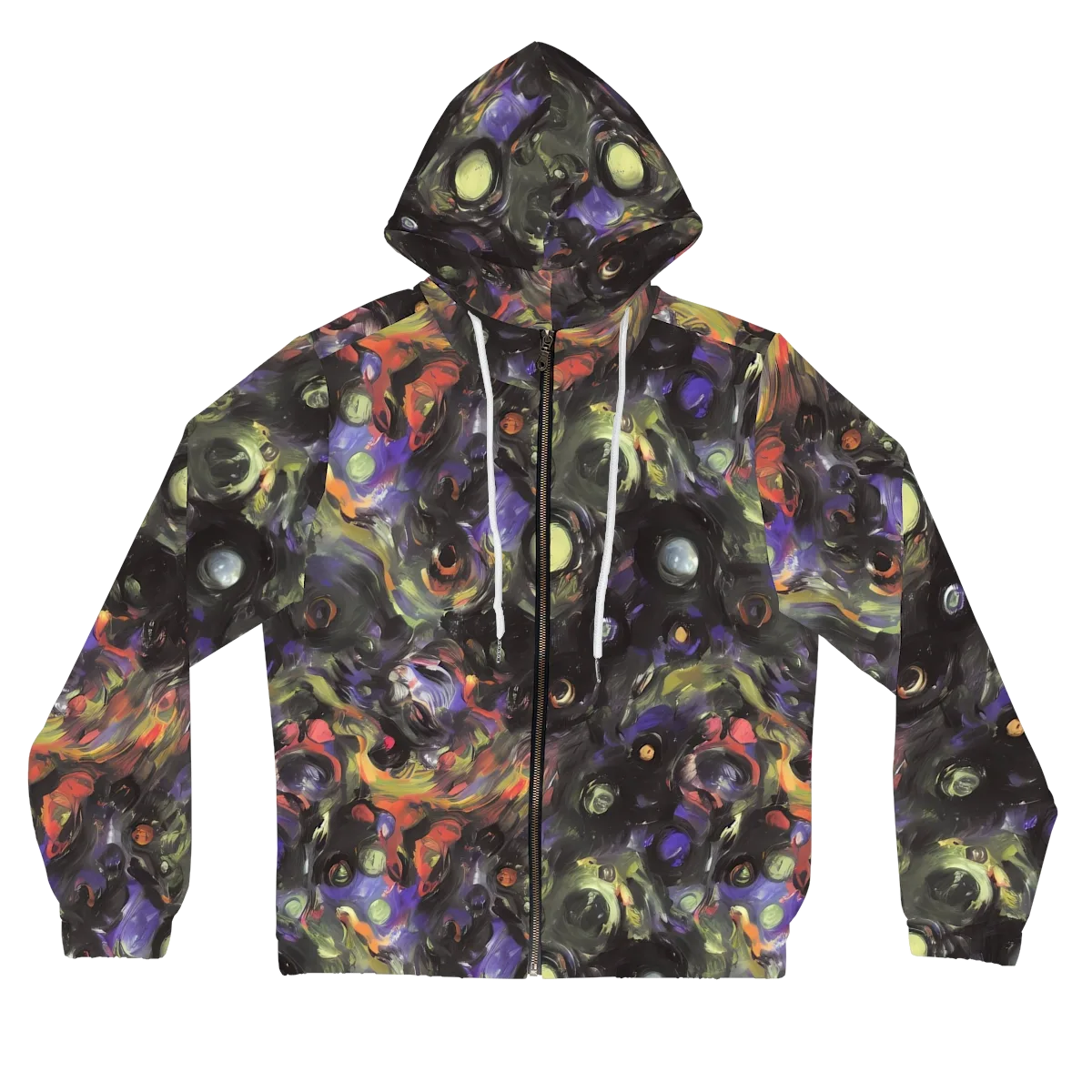 Fires of the Void on Women's Full-Zip Hoodie — Front