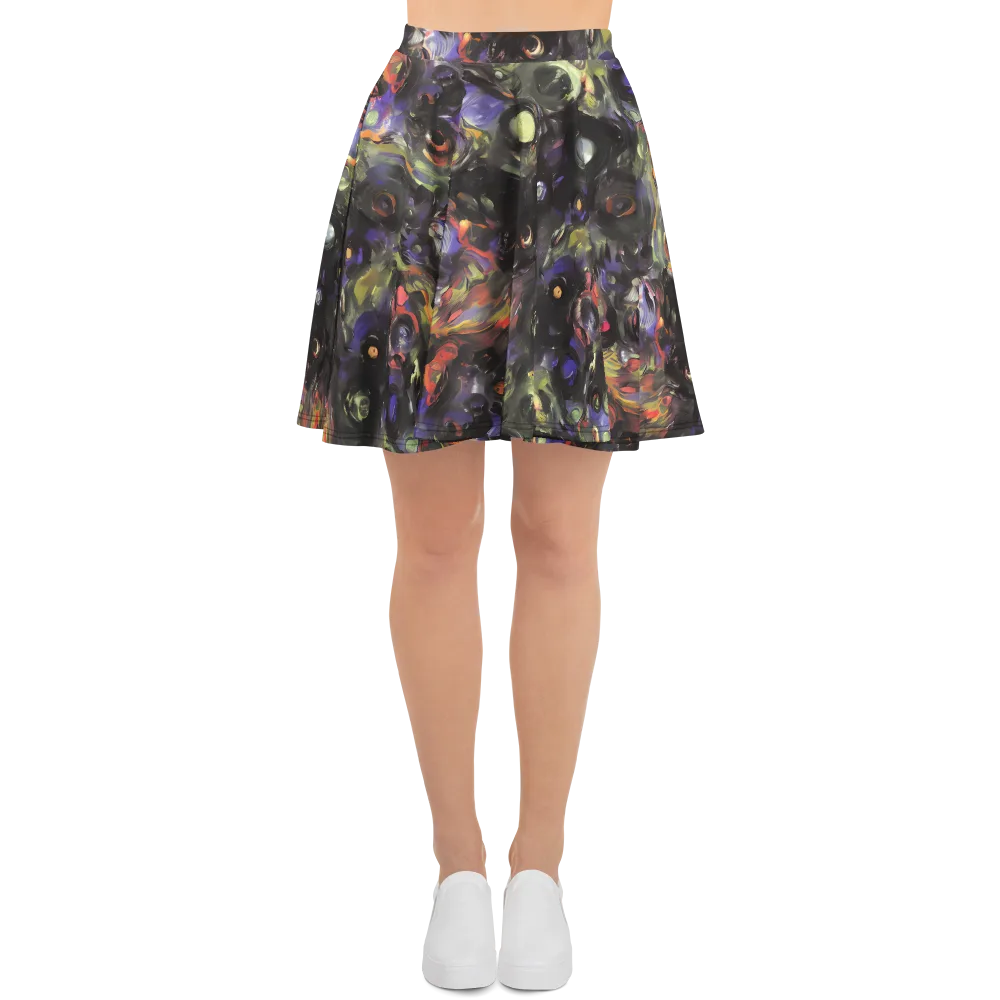 Fires of the Void on Skater Skirt — Front