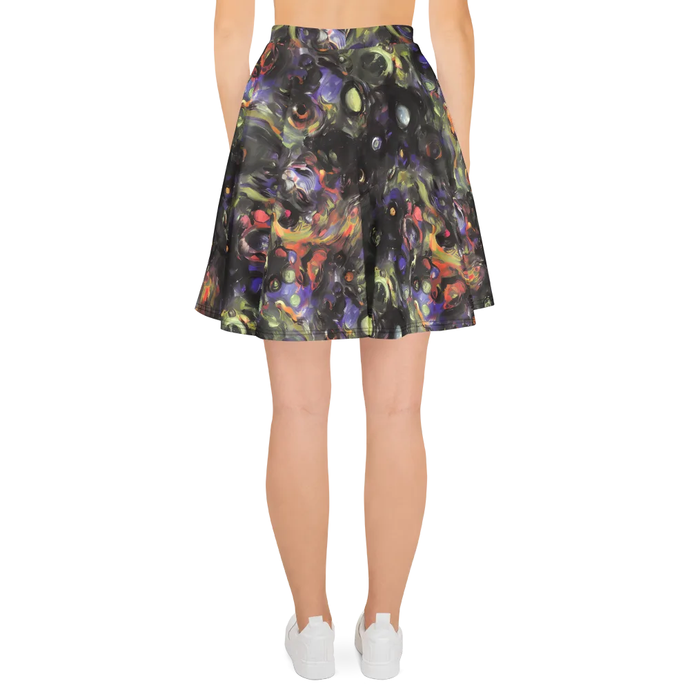 Fires of the Void on Skater Skirt — Back