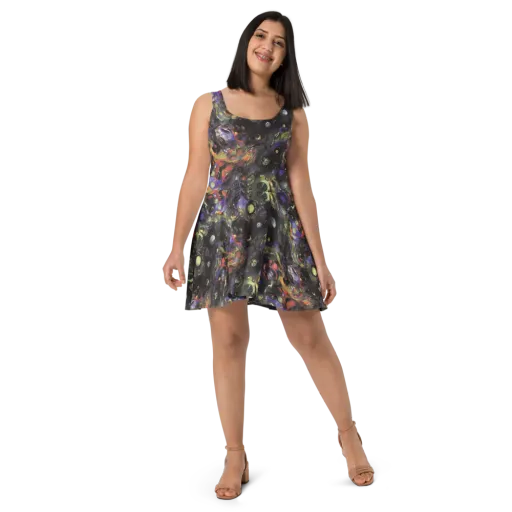Fires of the Void on a Skater Dress