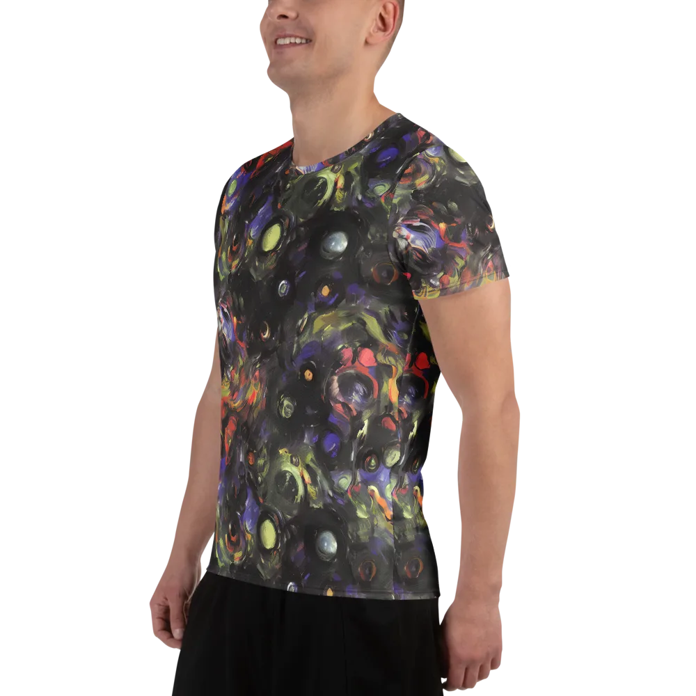 Fires of the Void on Men's Athletic T-Shirt — Left
