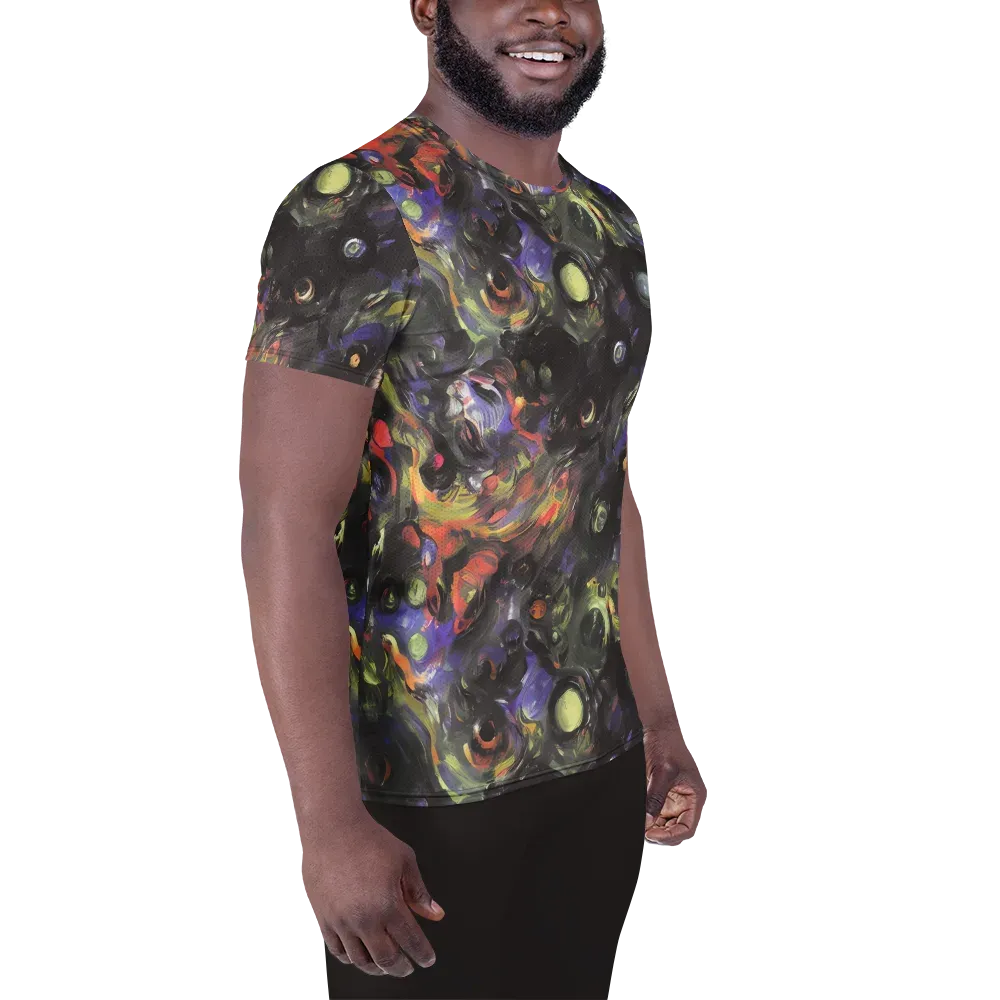 Fires of the Void on Men's Athletic T-Shirt — Right