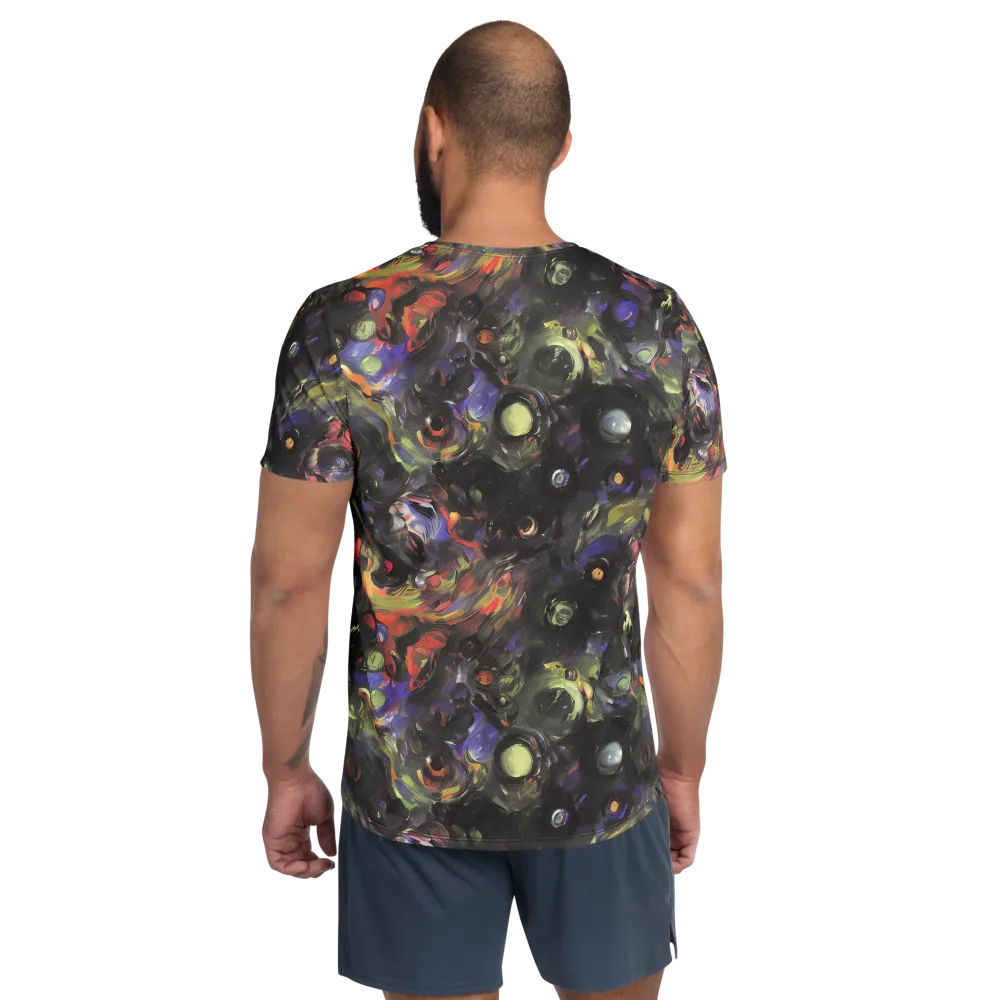 Fires of the Void on Men's Athletic T-Shirt — Back