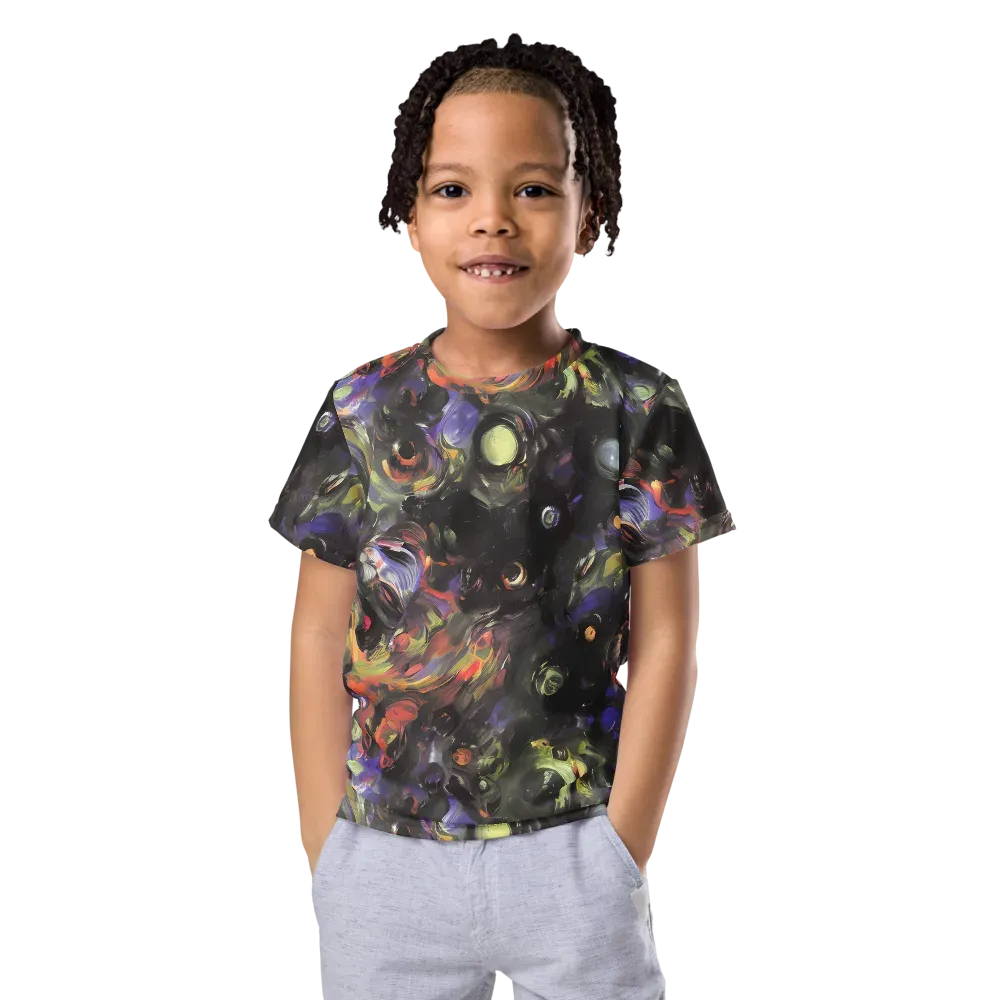 Fires of the Void on Kids Crew Neck T-Shirt — Front