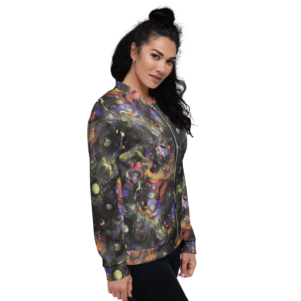 Fires of the Void on Bomber Jacket — Right