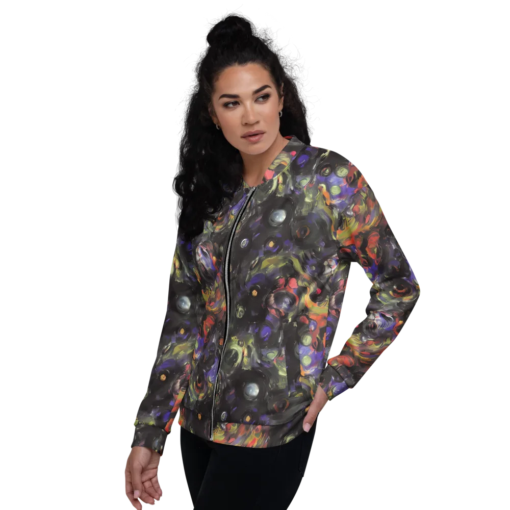 Fires of the Void on Bomber Jacket — Left